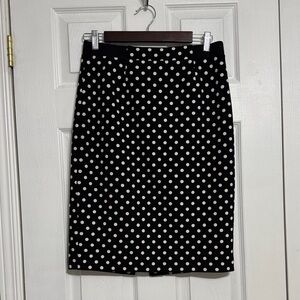 Nine West Polka Dot Pencil Skirt